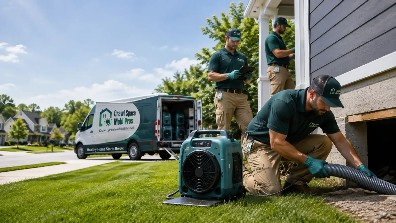 Crawl Space Mold Removal in Lehi, UT